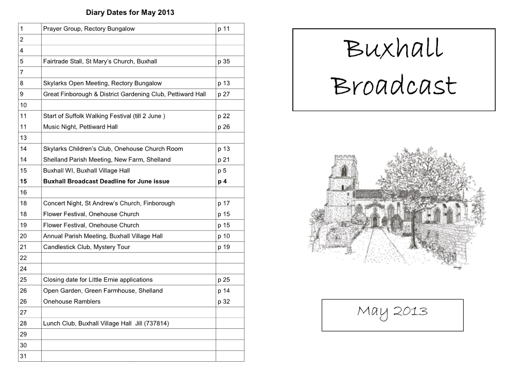 Buxhall Broadcast