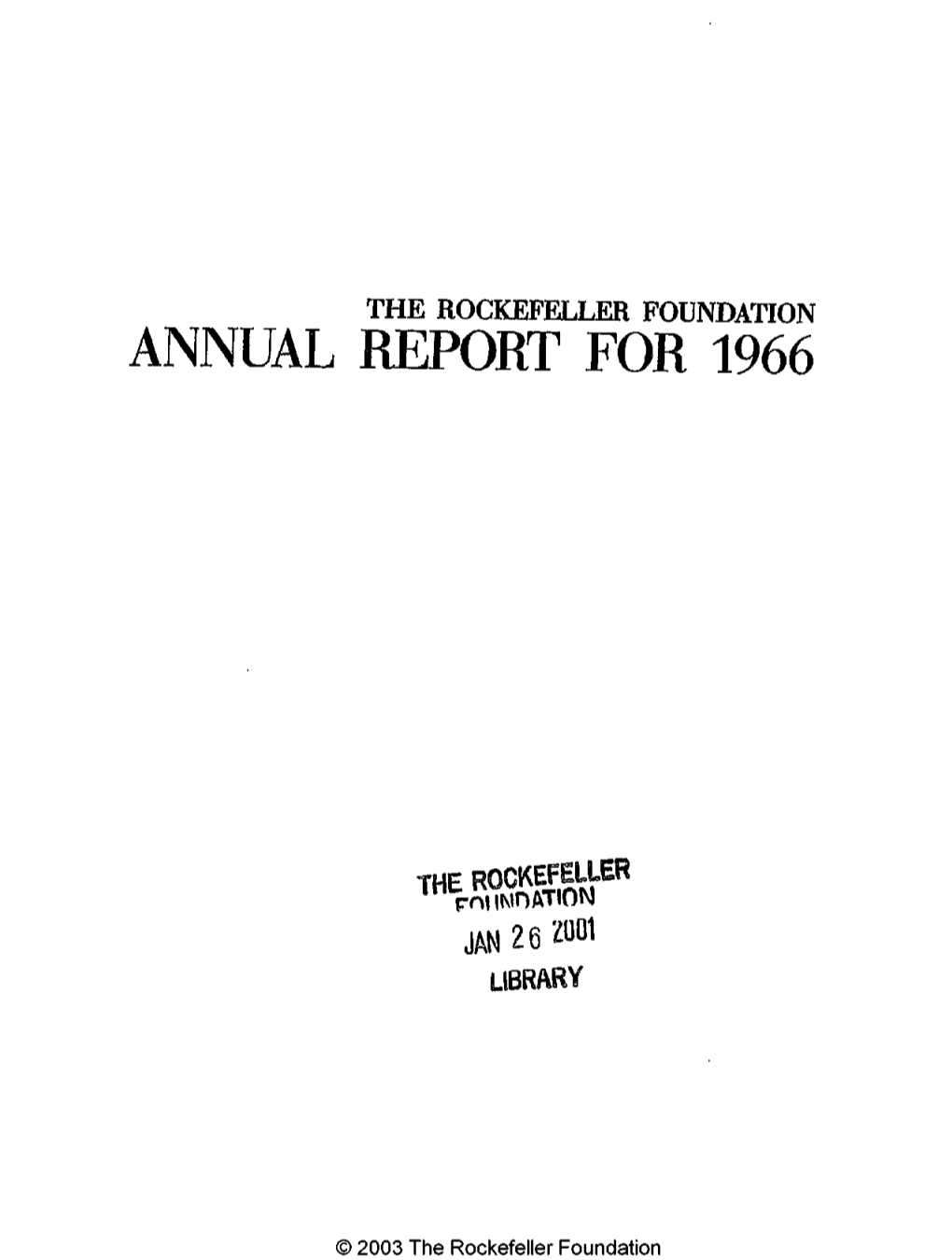 RF Annual Report