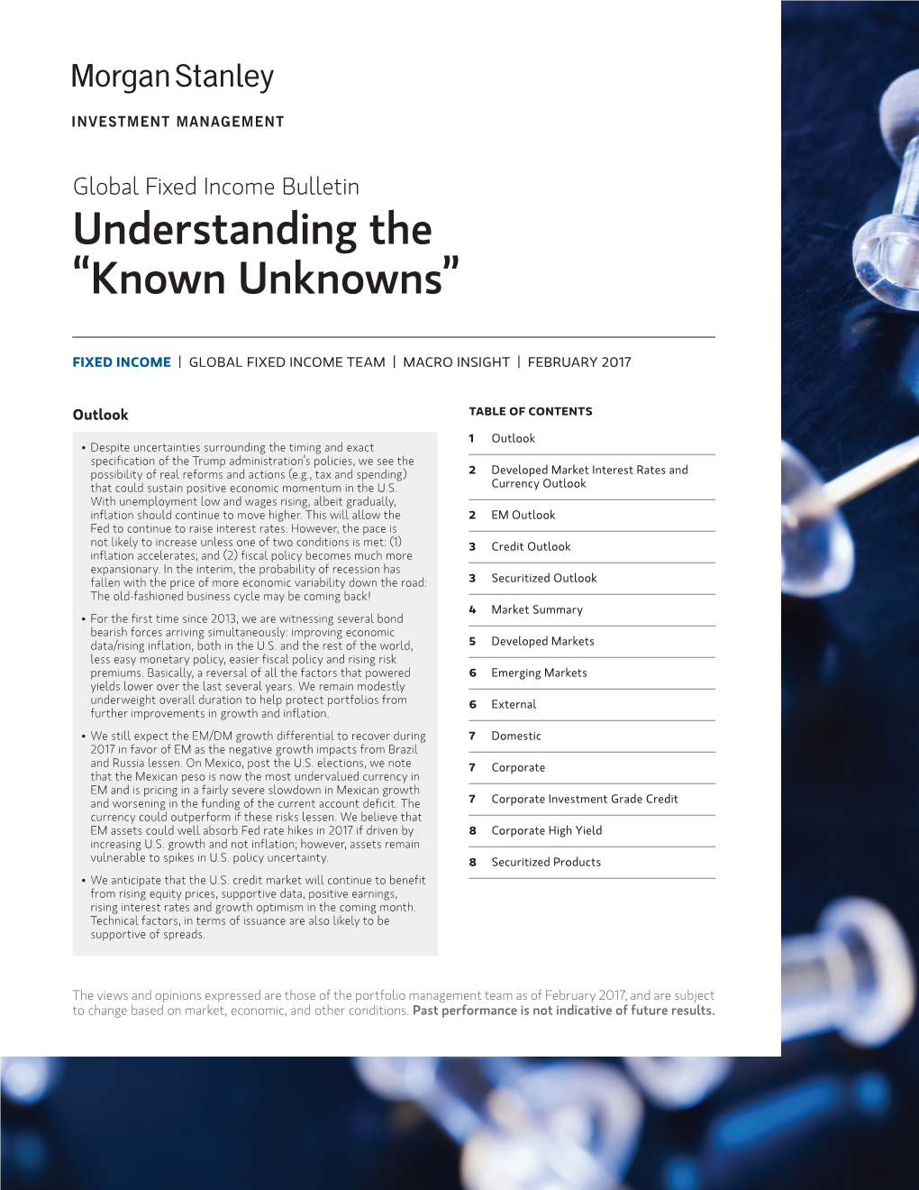 Known Unknowns”