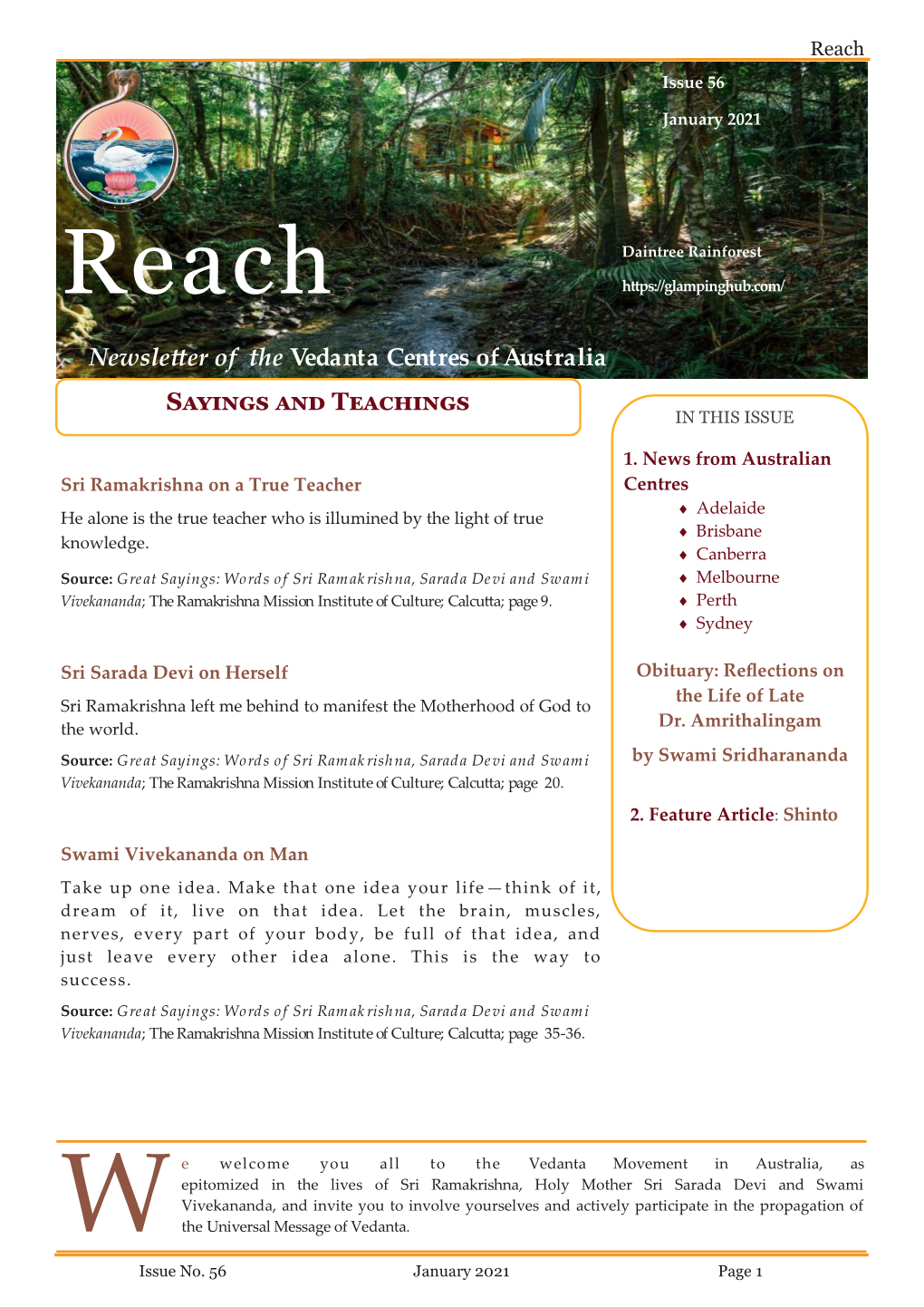 Newsletter Reach Jan 2021