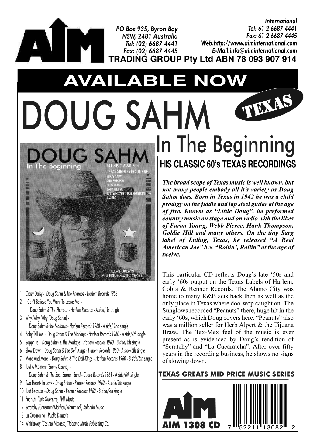 1308 DOUG SAHM.Cdr