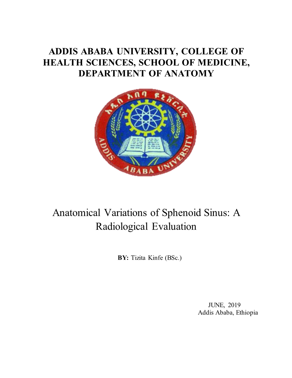 Anatomical Variations of Sphenoid Sinus: a Radiological Evaluation