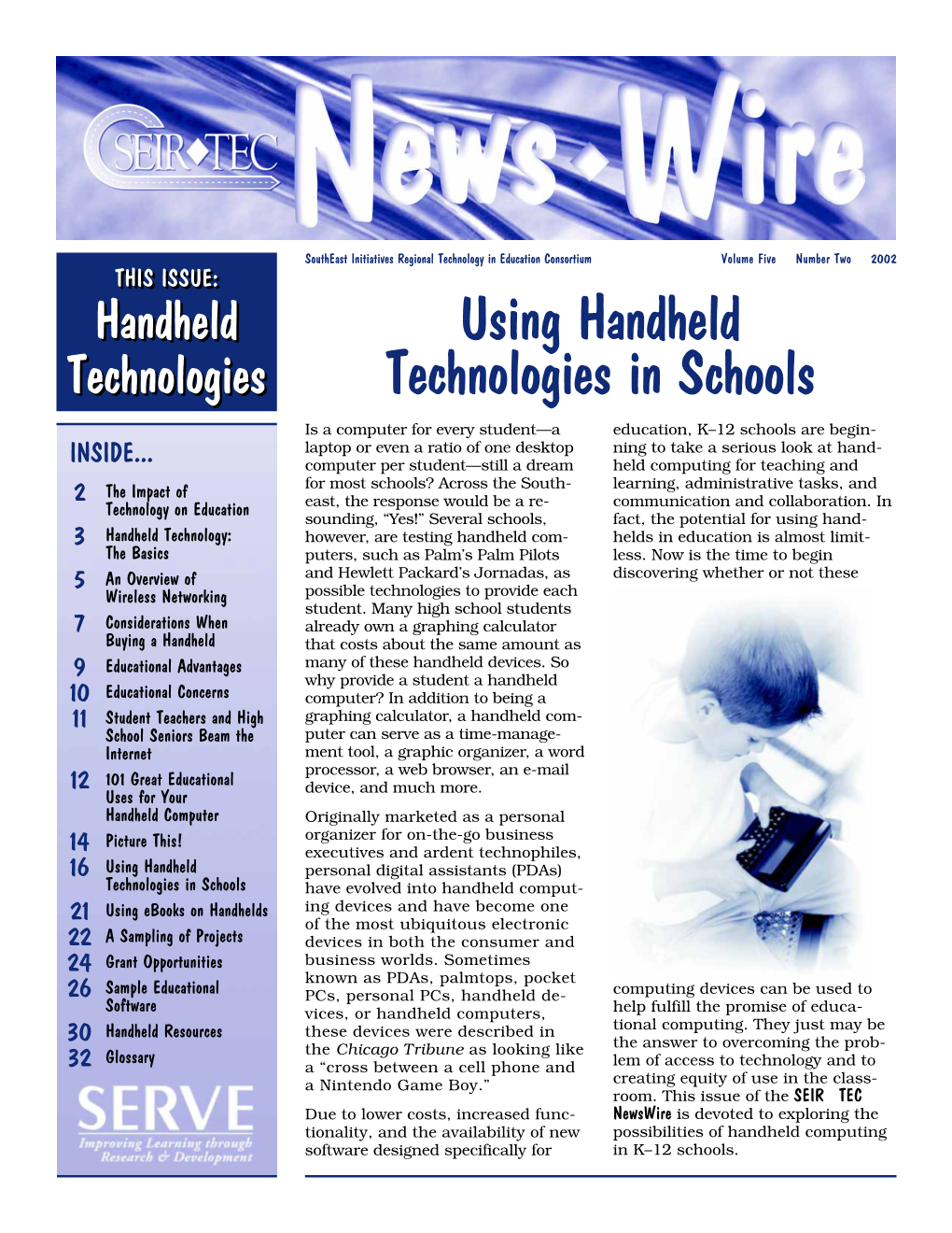 Using Handheld Technologies in Schools