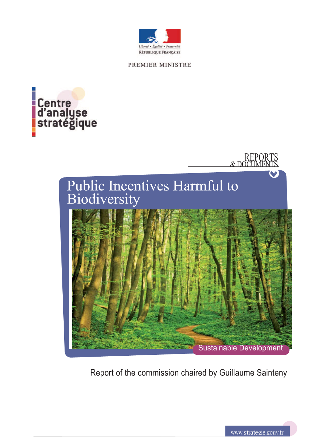 Public Incentives Harmful to Biodiversity