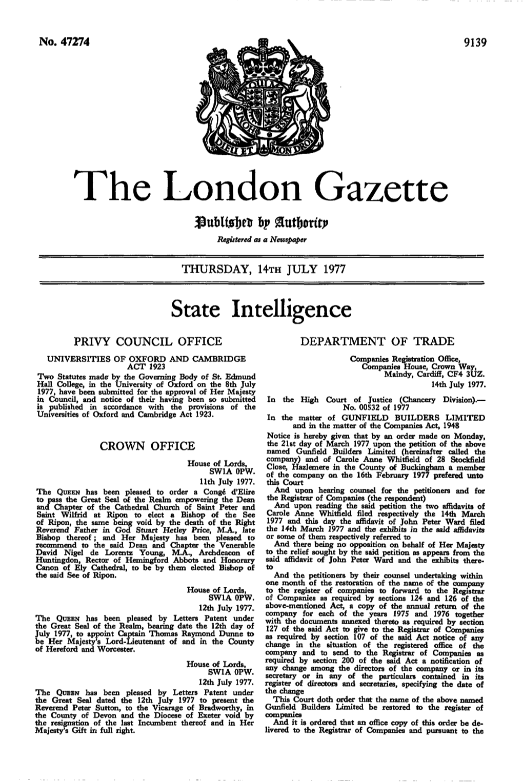 The London Gazette