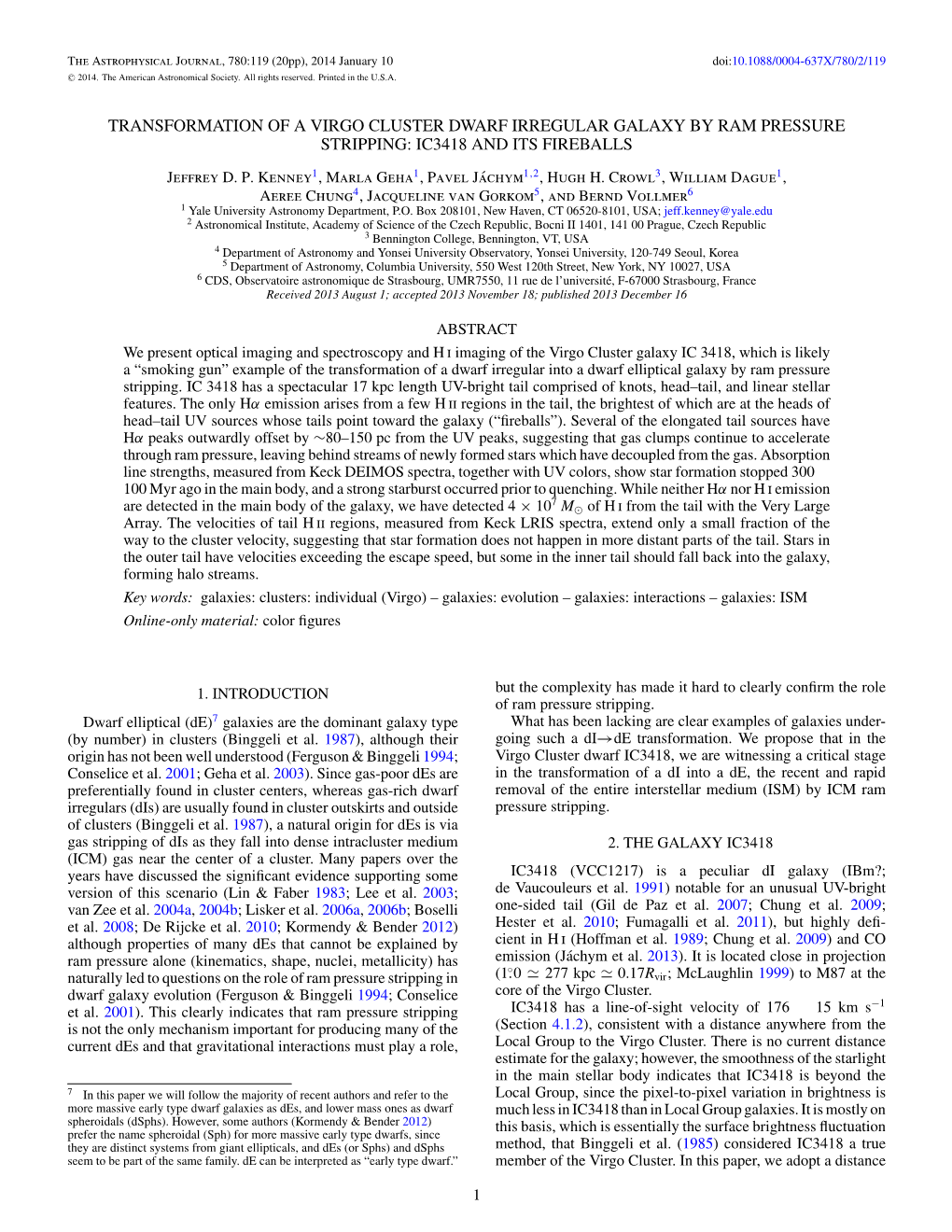 Transformation of a Virgo Cluster Dwarf Irregular Galaxy by Ram Pressure Stripping: Ic3418 and Its Fireballs