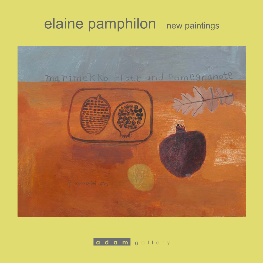 Elaine Pamphilon New Paintings