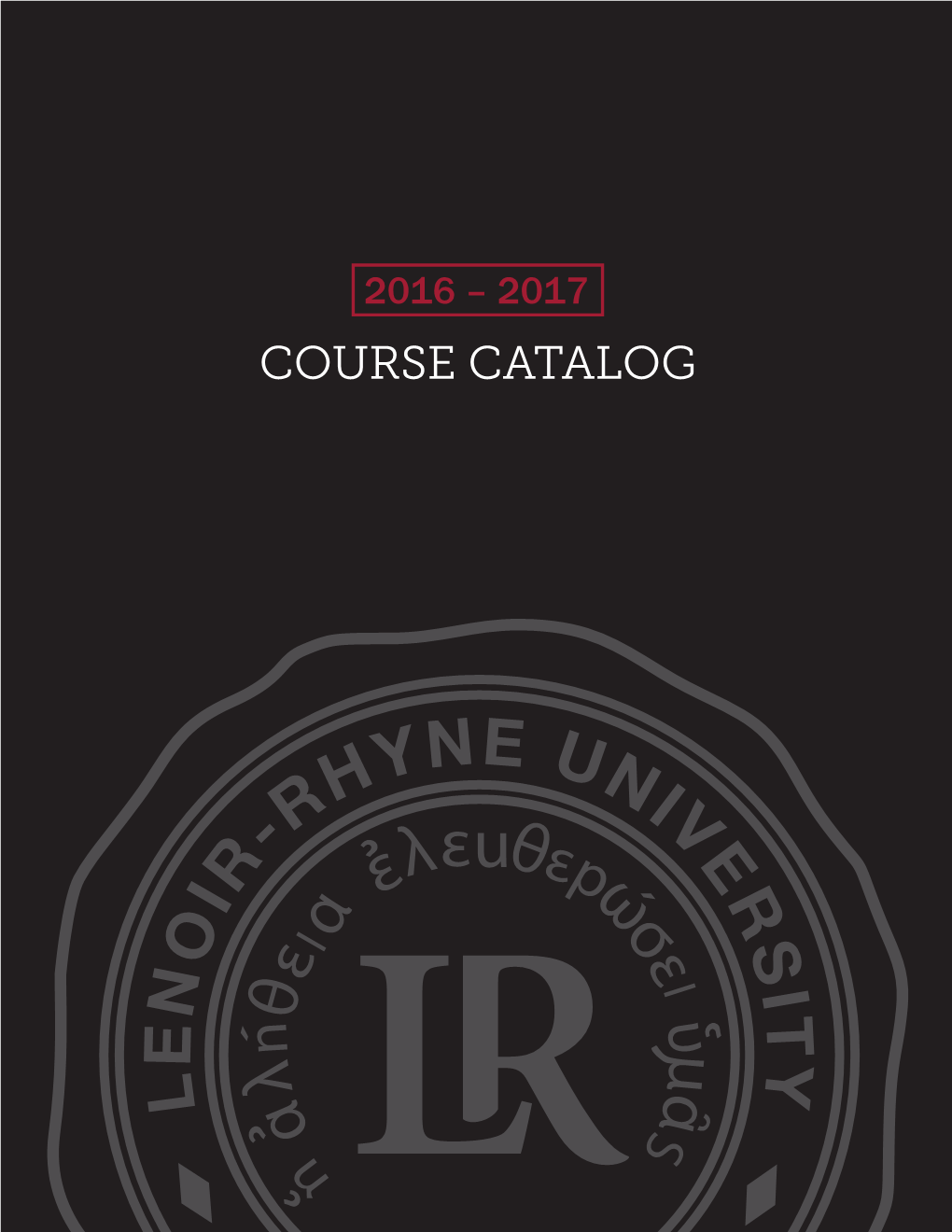 Course Catalog 1