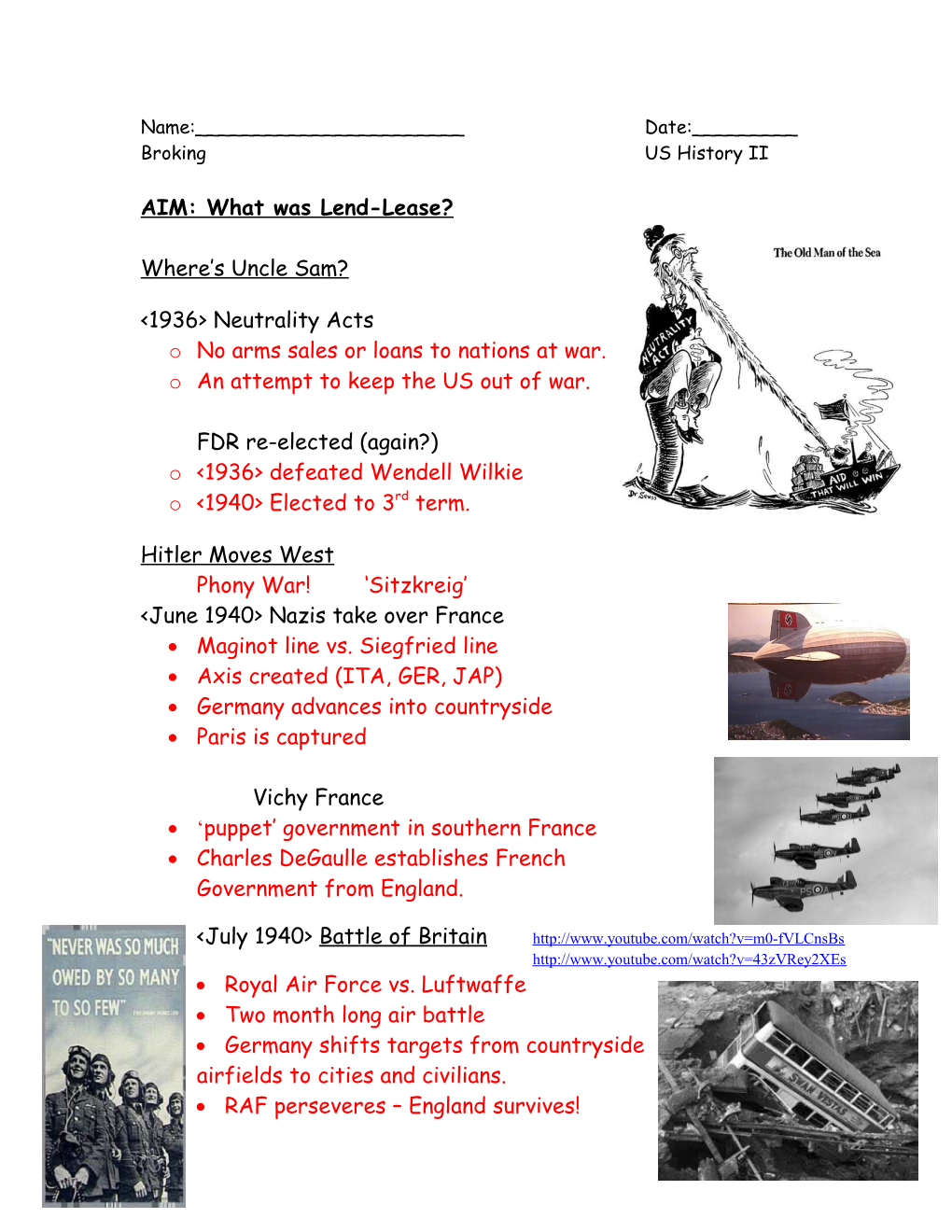 AIM: What Was Lend-Lease?