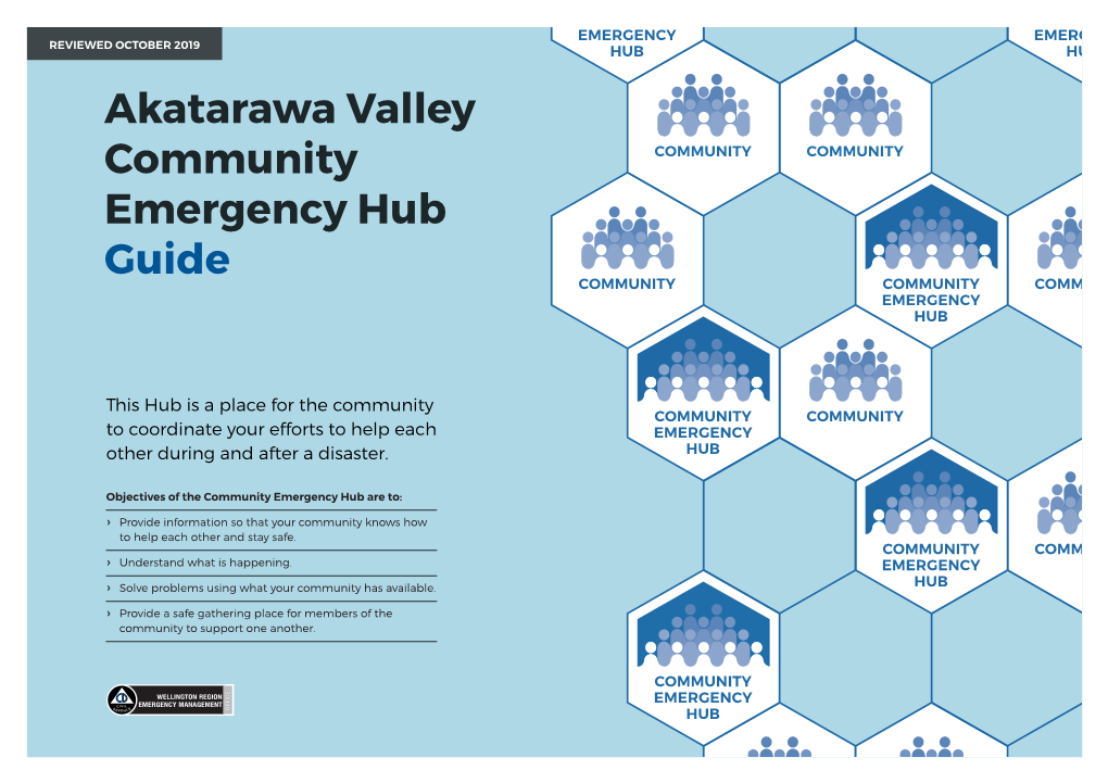 Akatarawa Valley Community Emergency Hub Guide