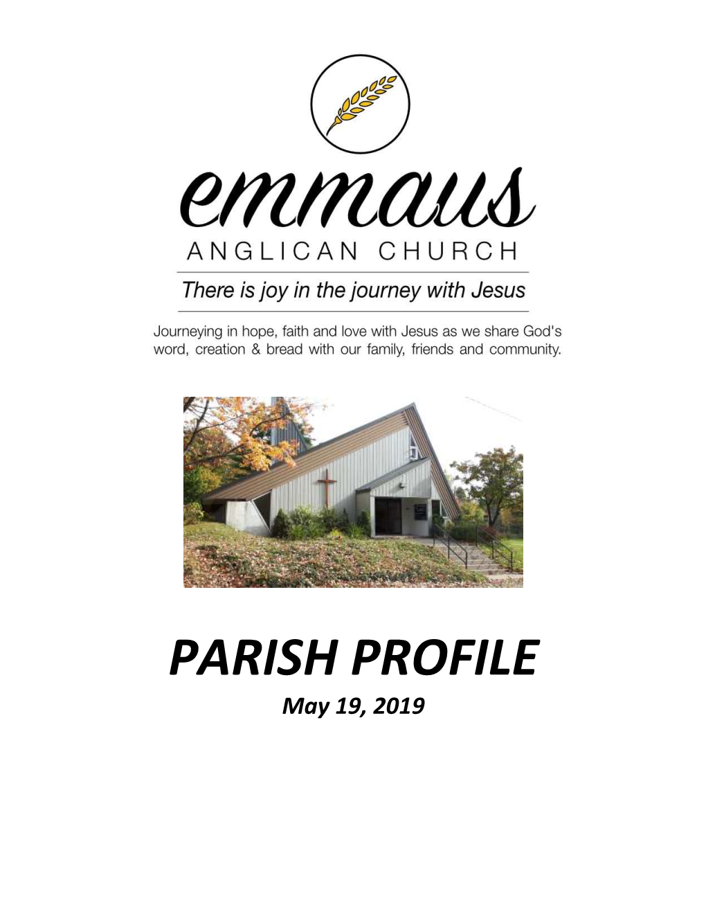 PARISH PROFILE May 19, 2019