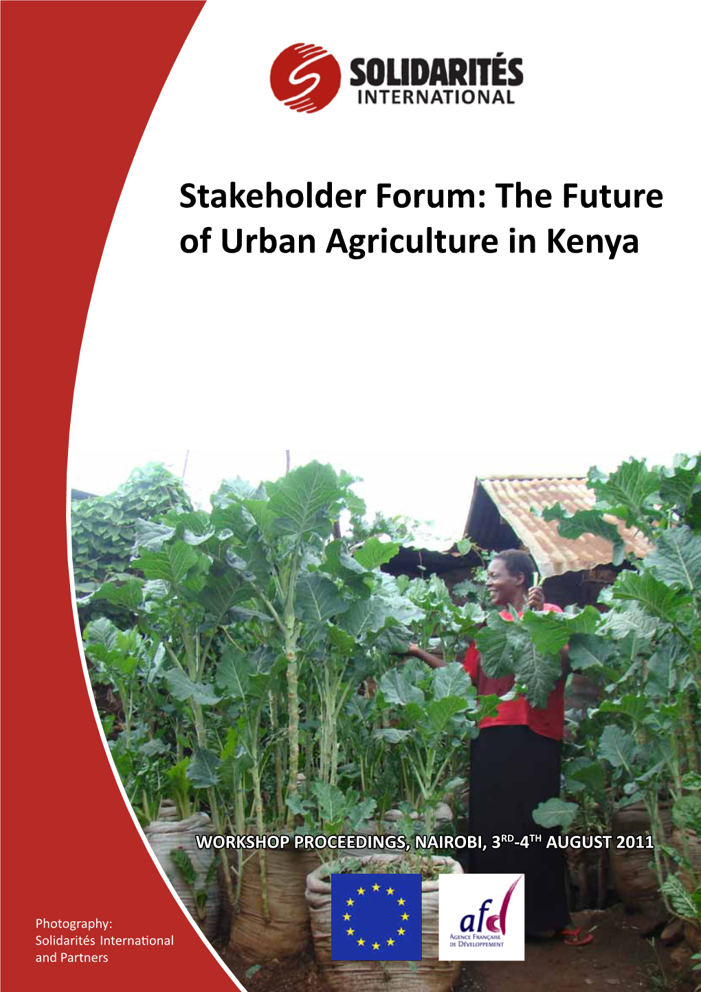 Stakeholder Forum: the Future of Urban Agriculture in Kenya