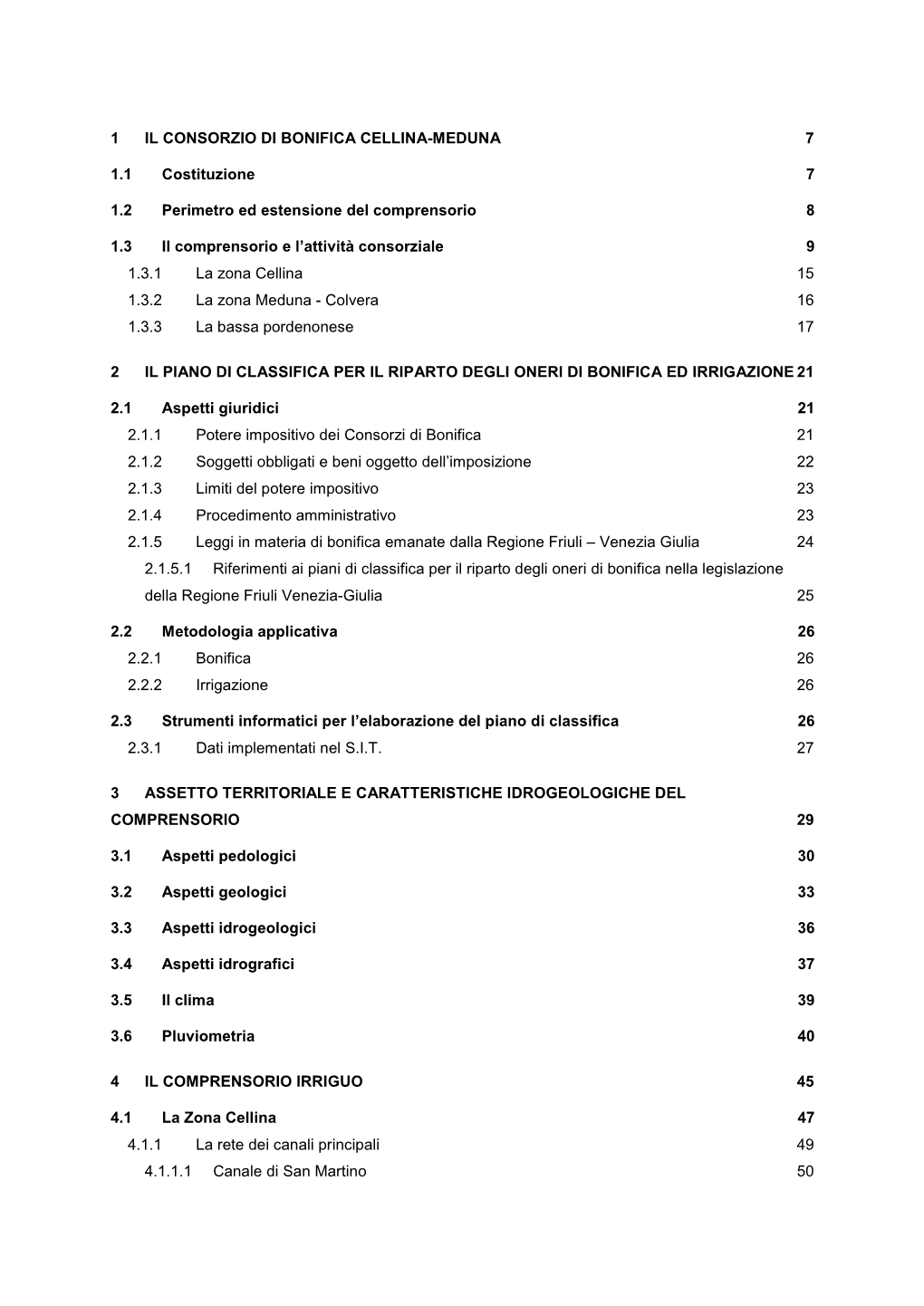 Relazione Si Procede Alla Revisione Del Piano Di Classifica Adottato Dal Consorzio Con Delibera Del Consiglio Dei Delegati N