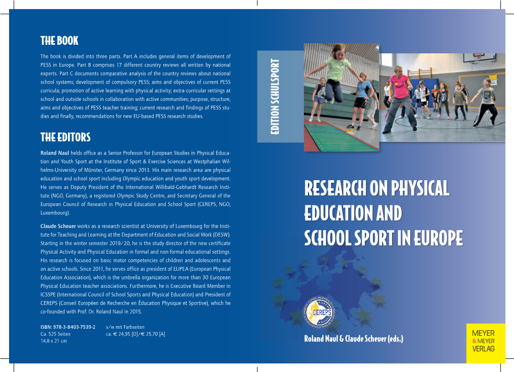 Research on Physical Education and School