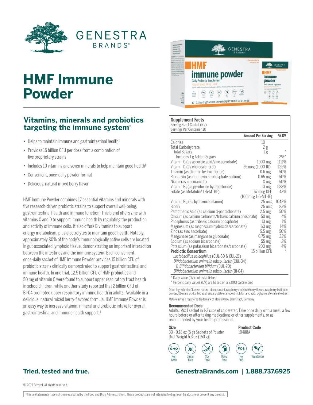 HMF Immune Powder