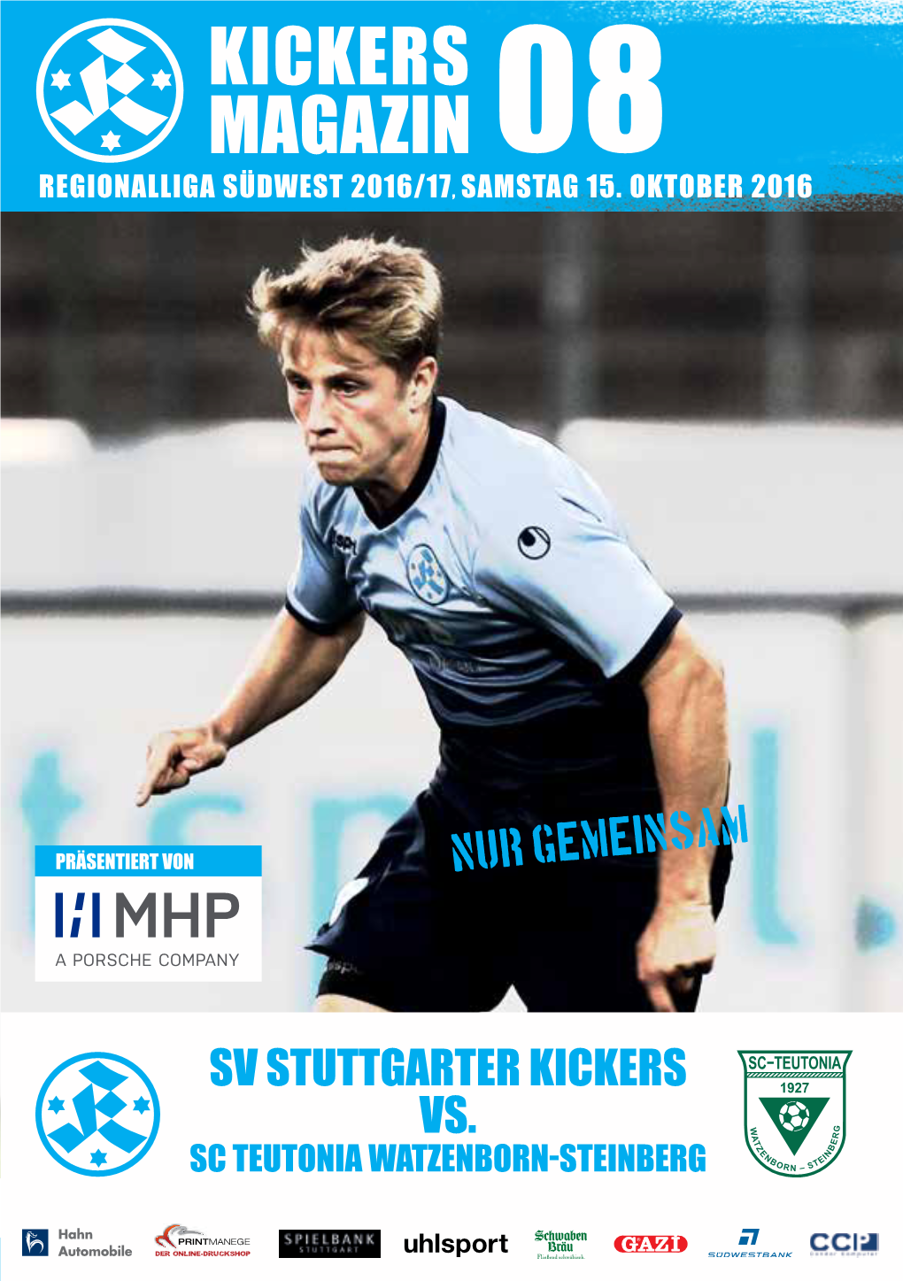 Kickers Magazin 08 Regionalliga Südwest 2016/17, Samstag 15