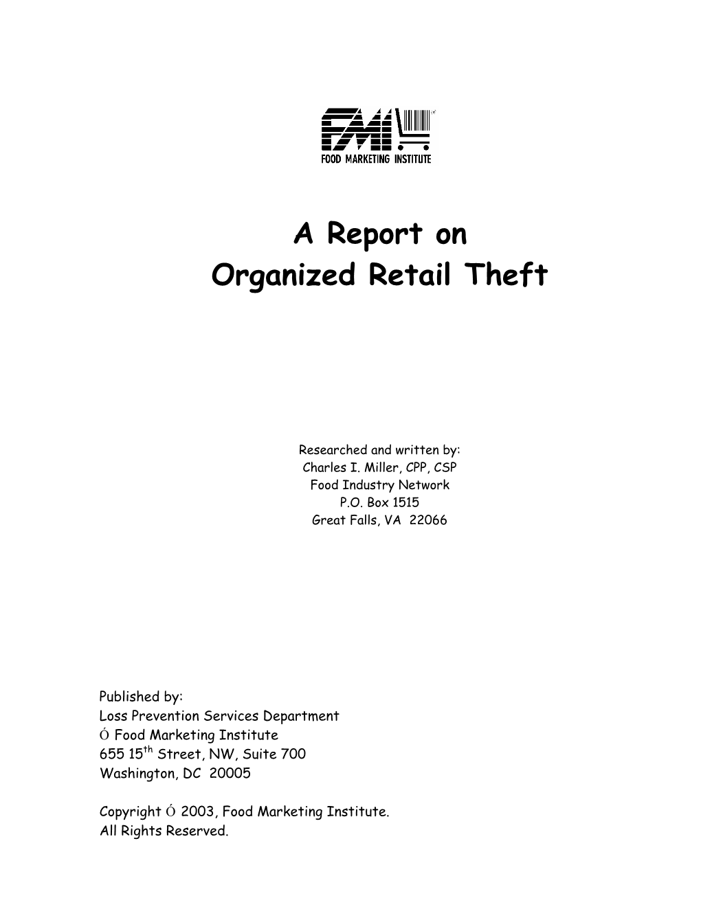 ORT Report Dec 2002