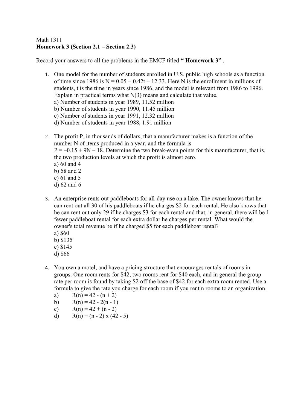 Homework 3 (Section 2.1 Section 2.3)