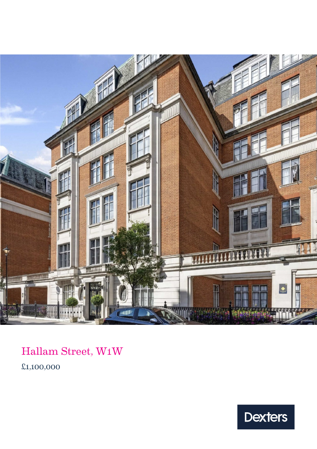 Hallam Street, W1W £1,100,000 Hallam Street, London, W1W