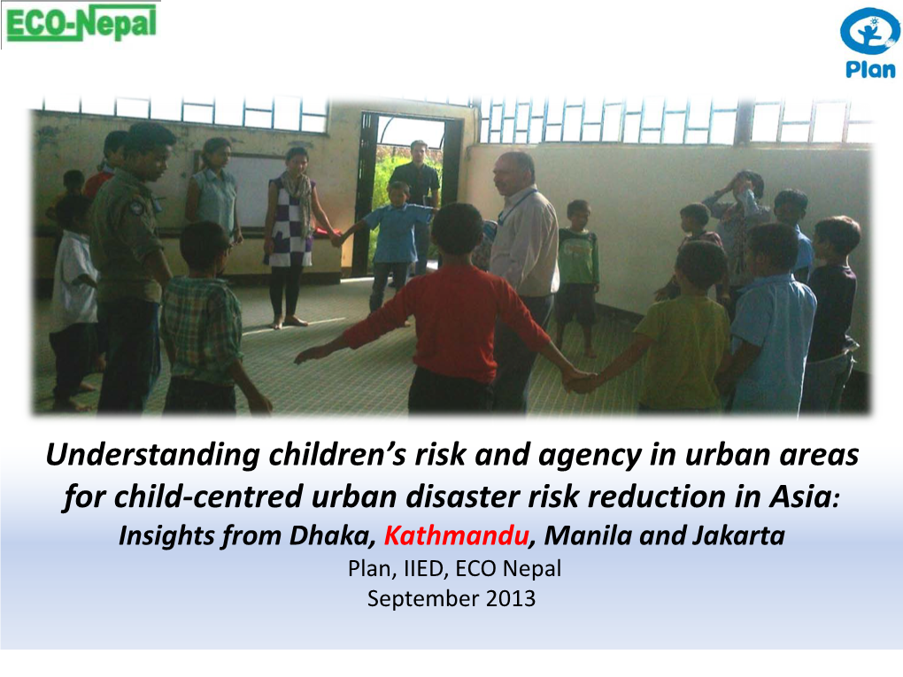 Understanding Children's Risk and Agency in Urban Areas