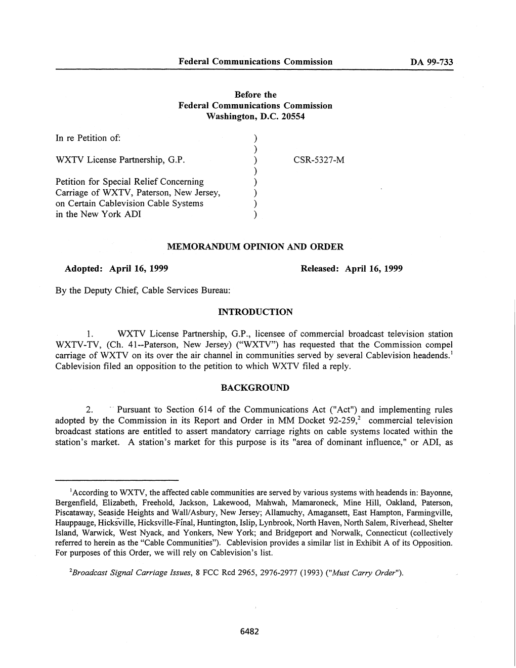 WXTV License Partnership, G.P