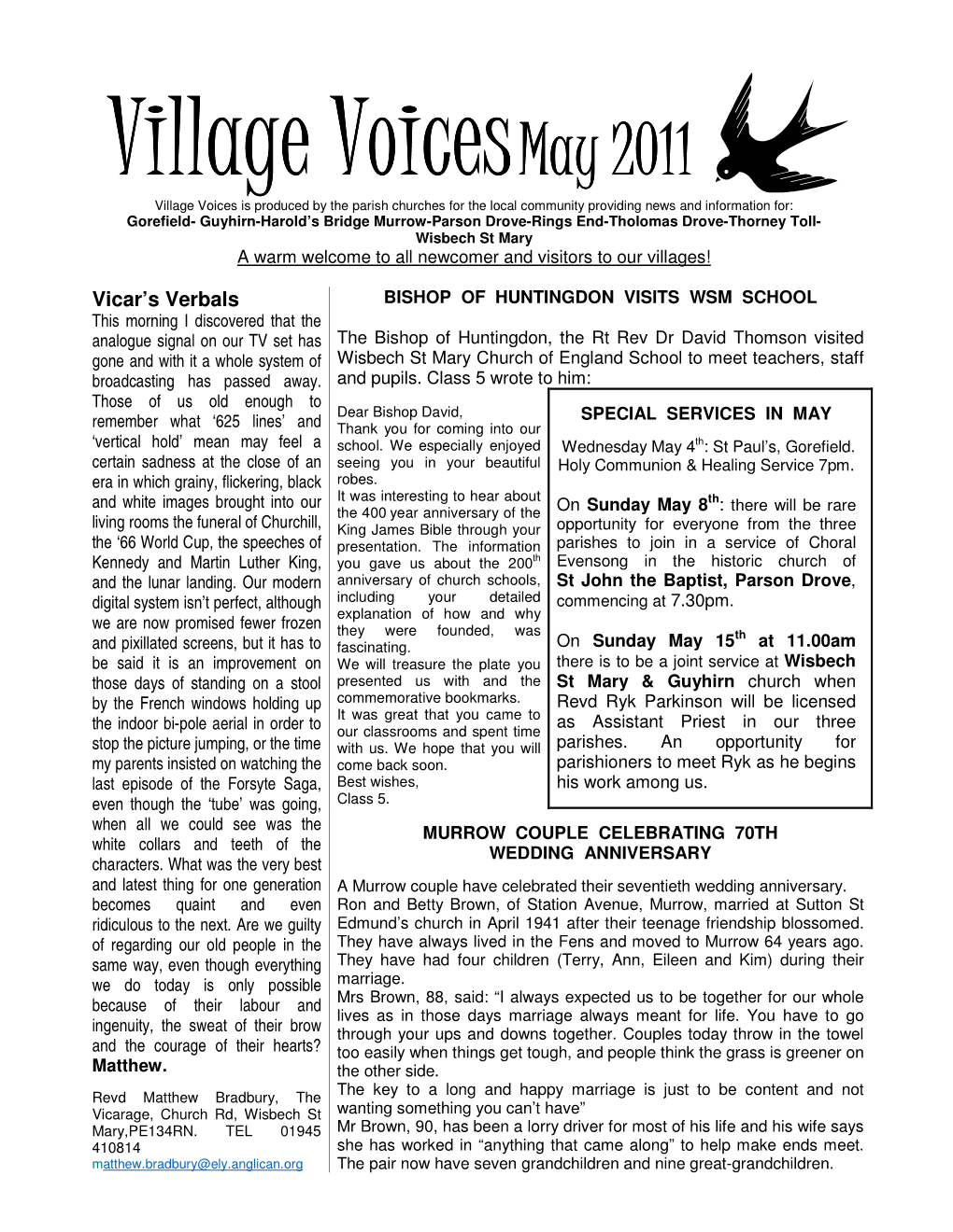 Village Voices May 2011