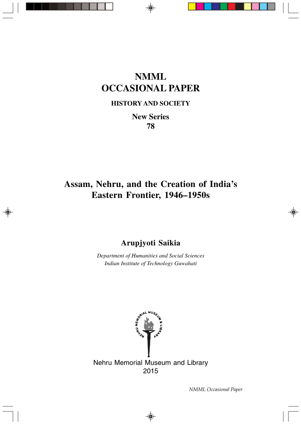 Nmml Occasional Paper