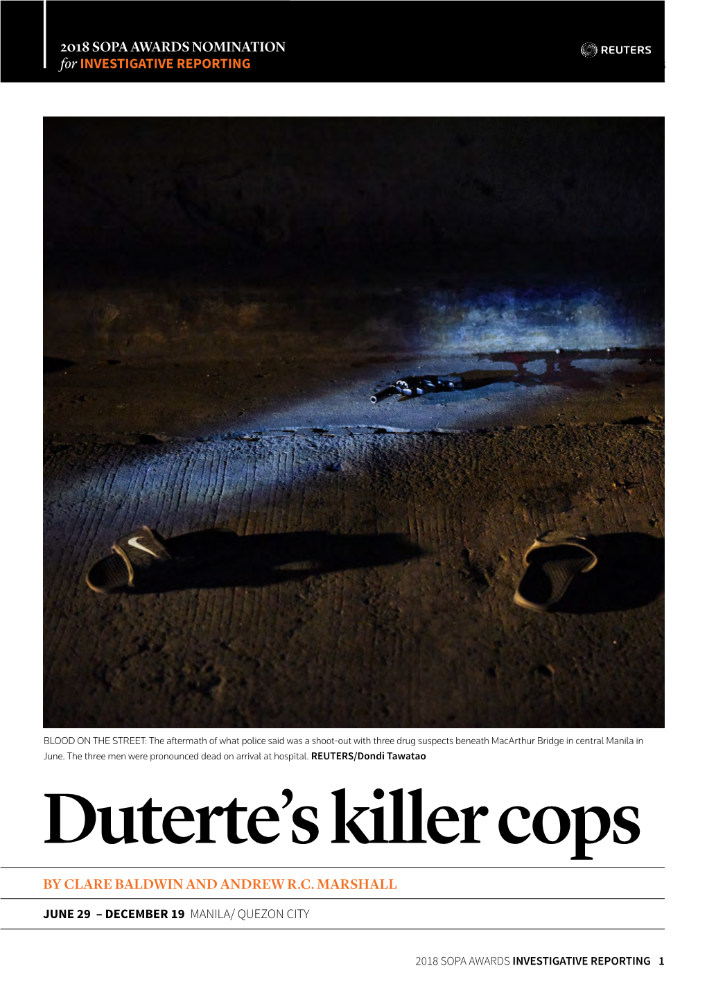 Duterte's Killer Cops