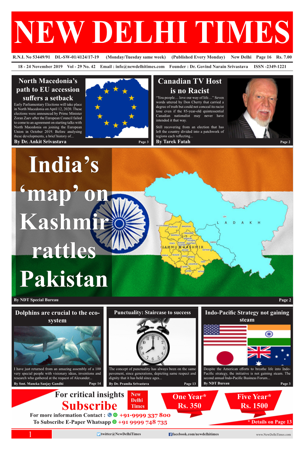 Map’ on Kashmir Rattles Pakistan by NDT Special Bureau Page 2