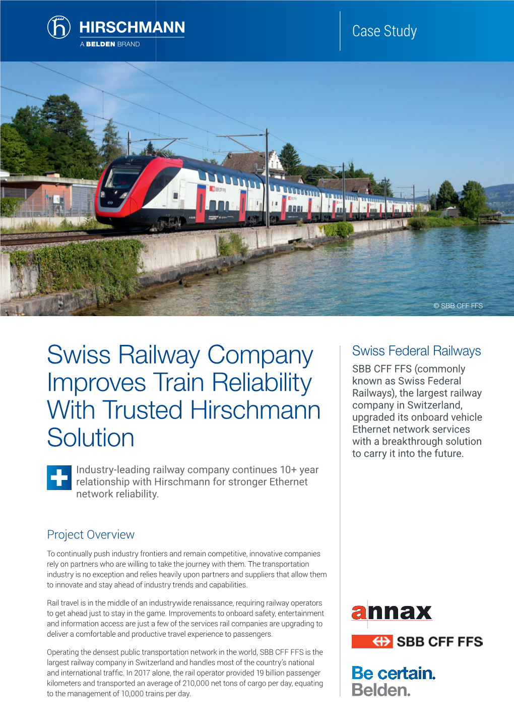 Swiss Railway Company Improves Train Reliability with Trusted