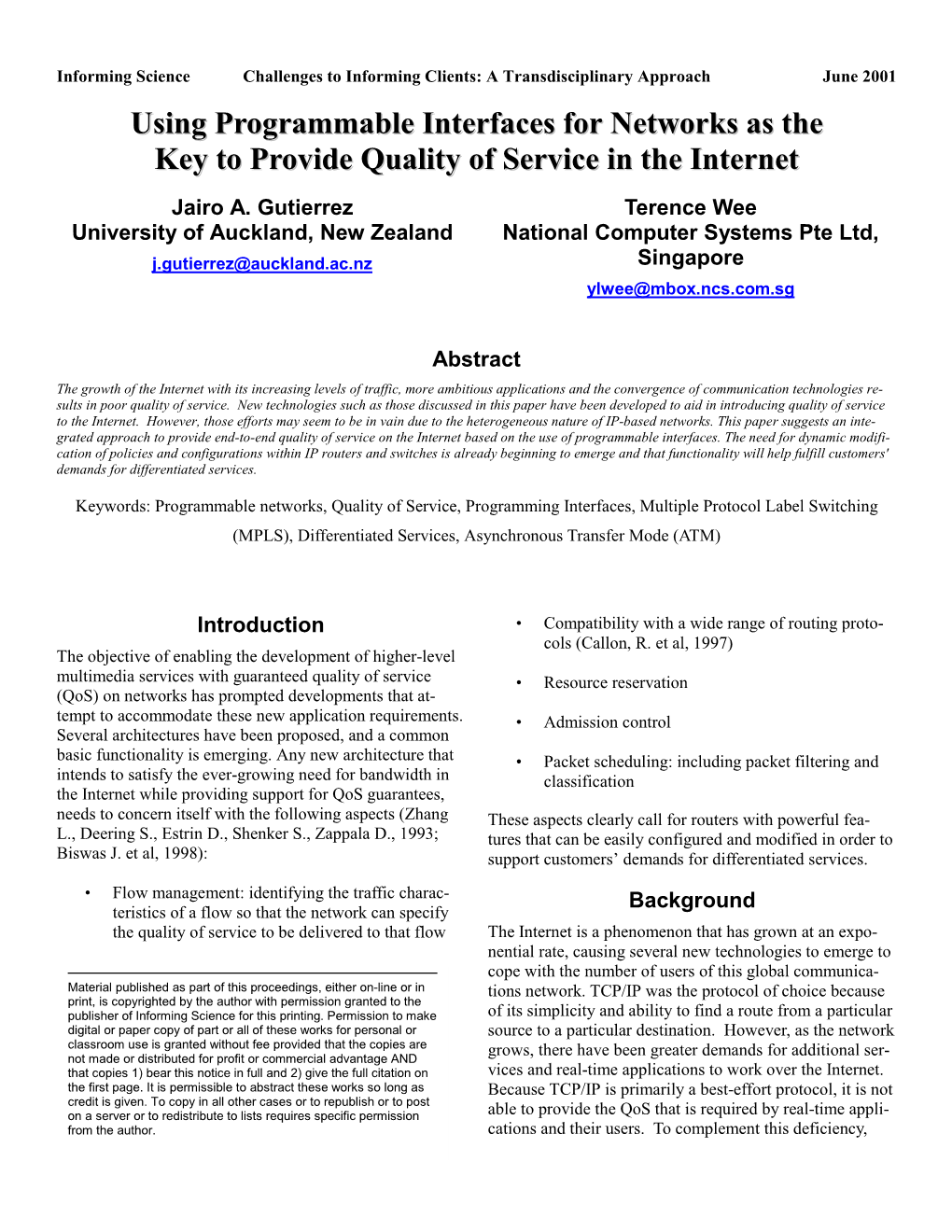 Programmable Interfaces for IP Routers and Switches