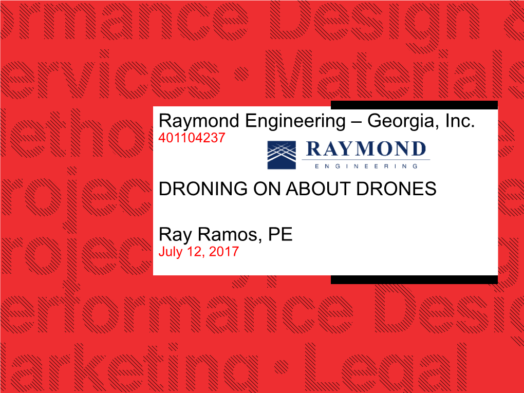 Building Envelope Applications Utilizing Drone Technologies