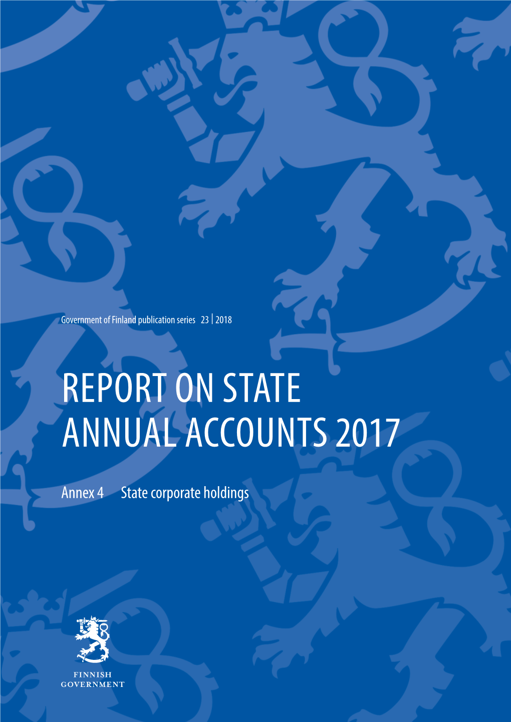 Report on State Annual Accounts 2017 Annex 4