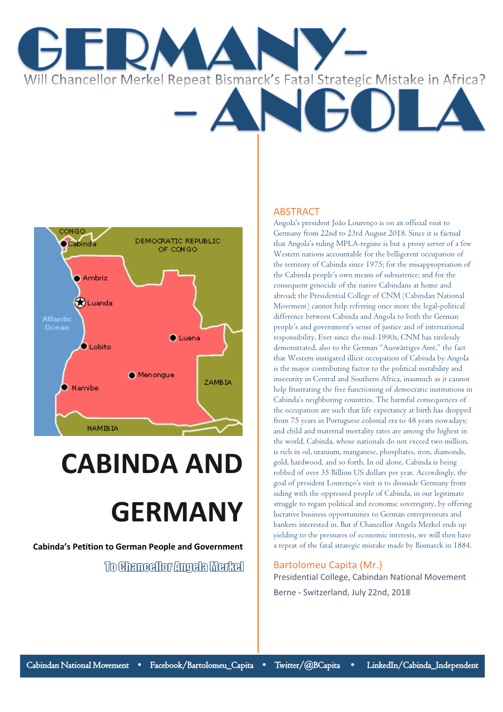Cabinda and Germany