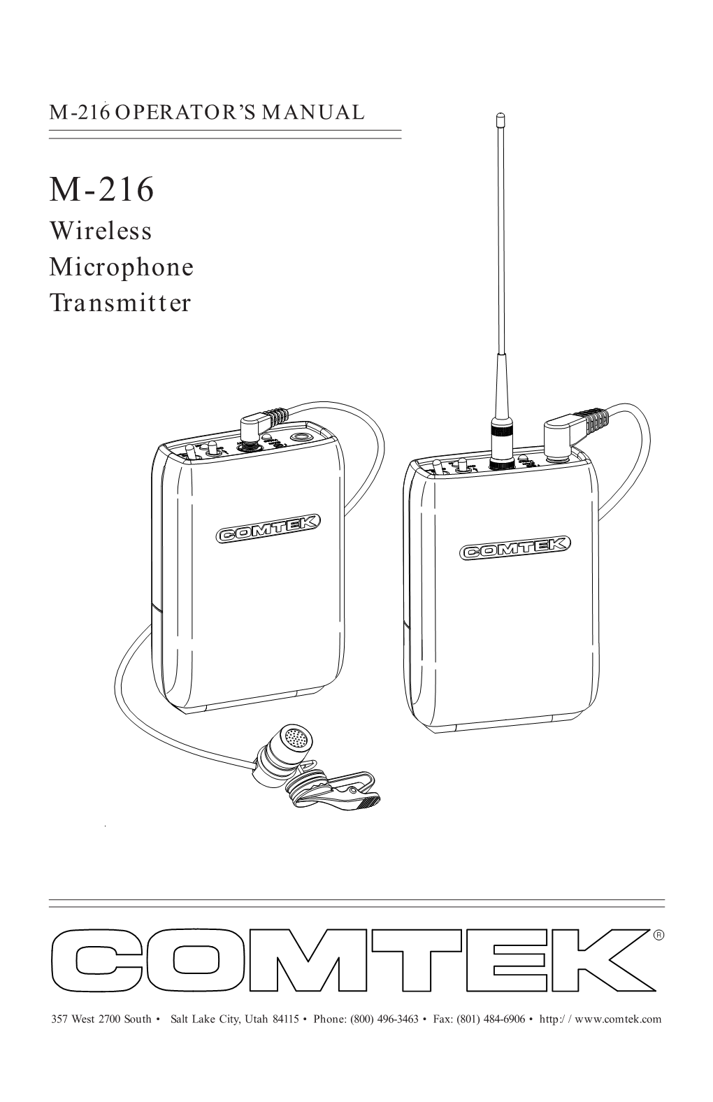 Wireless Microphone Transmitter