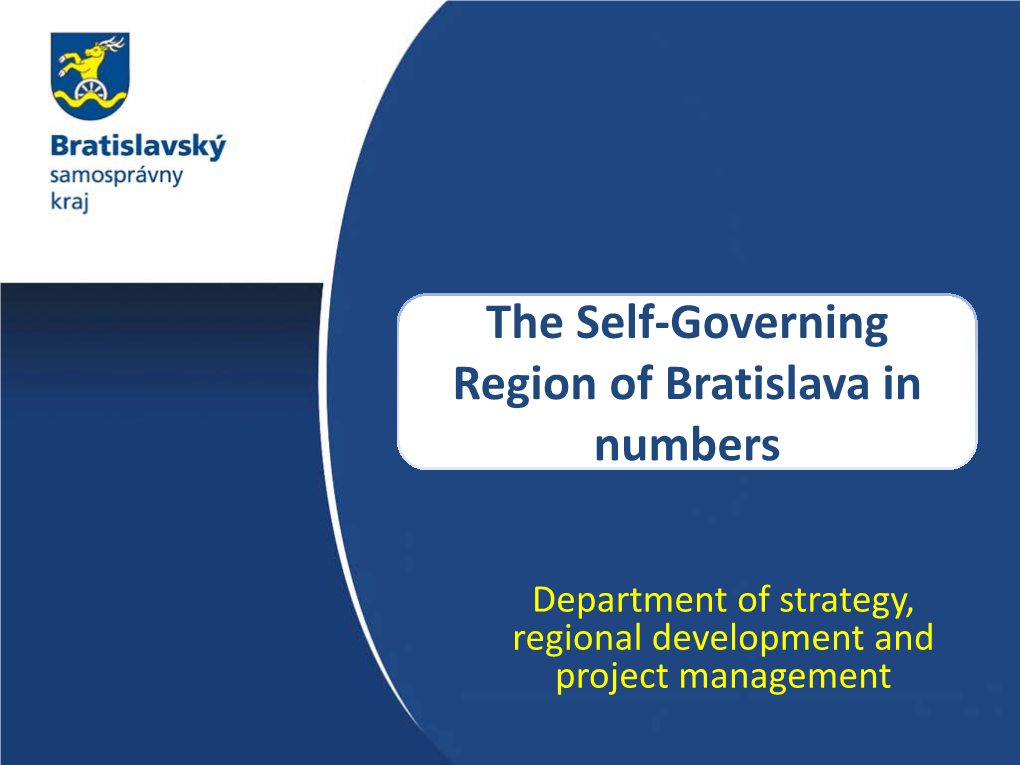 Bratislava in Numbers
