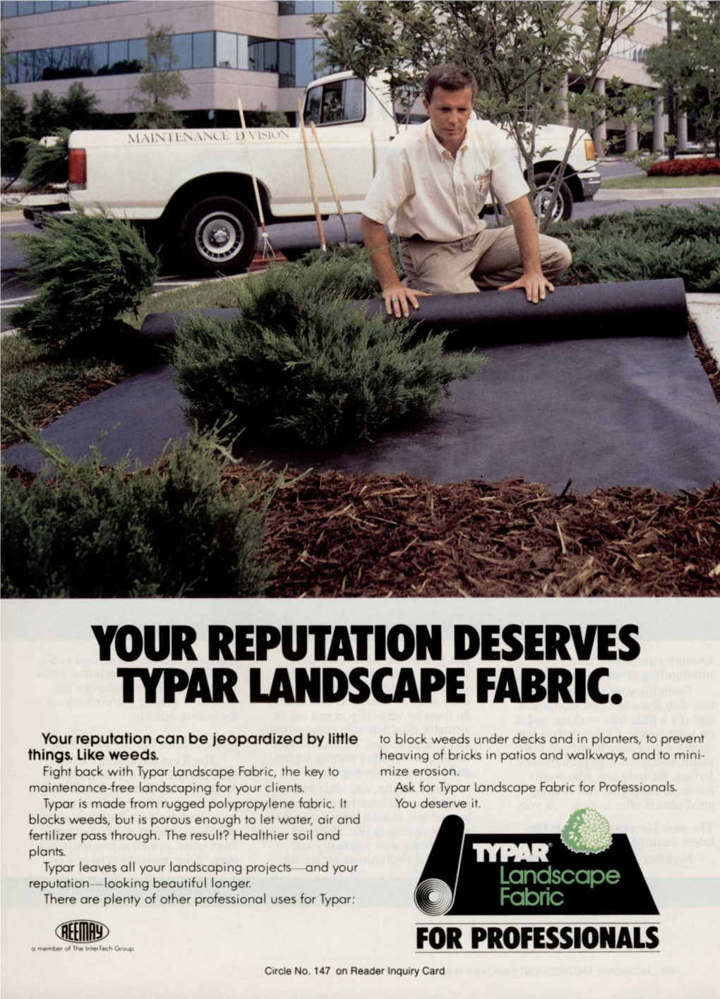 Your Reputation Deserves Typar Landscape Fabric