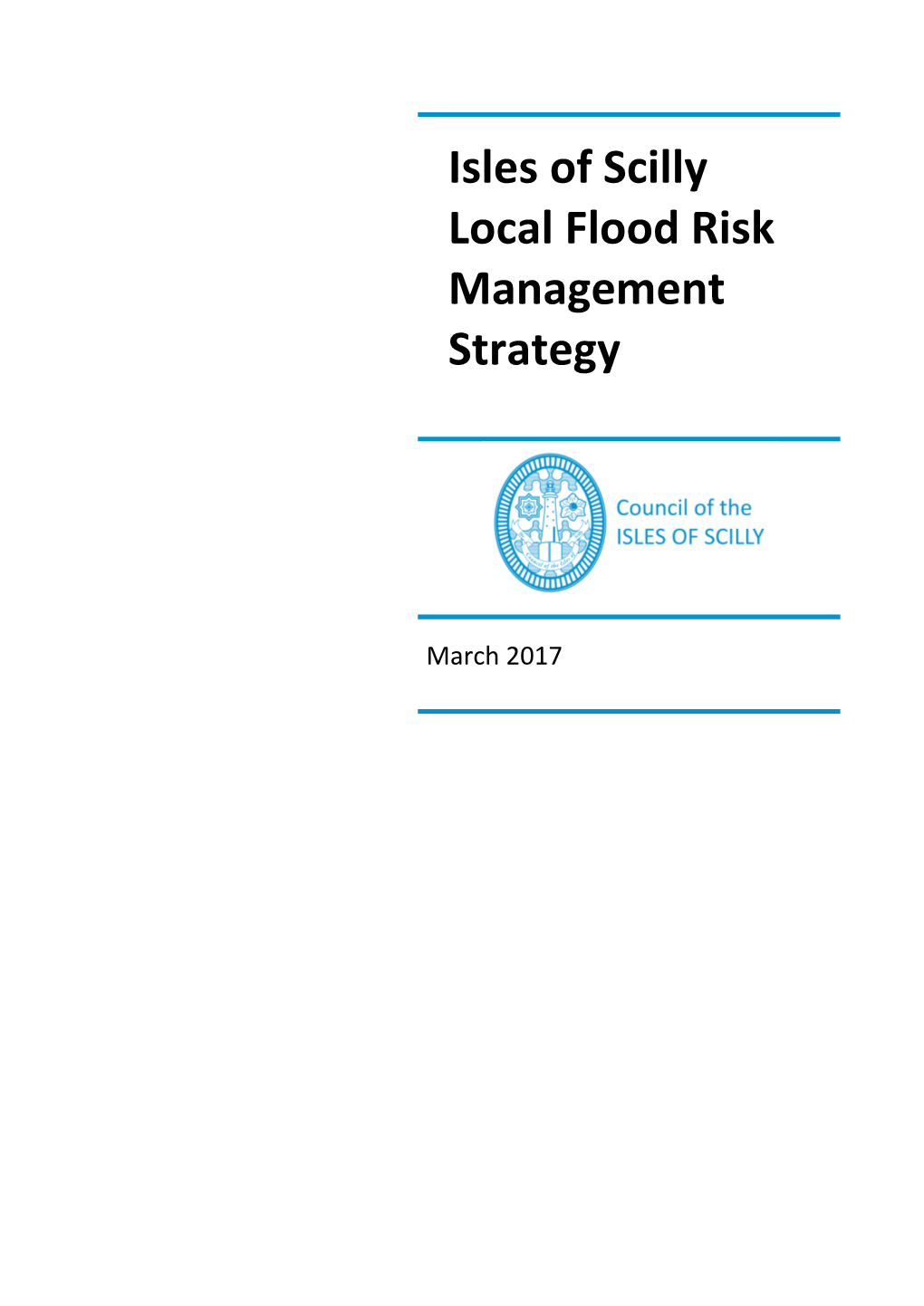 Local Flood Risk Management Strategy