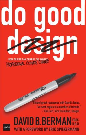 Do Good Design: How Designers Can Change the World