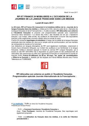 Programmation De France Médias Monde Format
