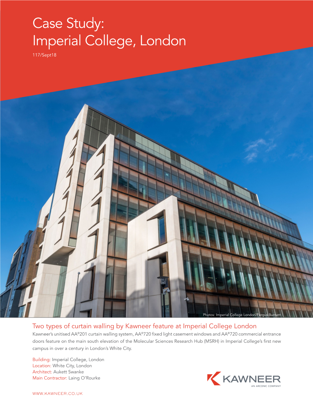 Case Study: Imperial College, London 117/Sept18