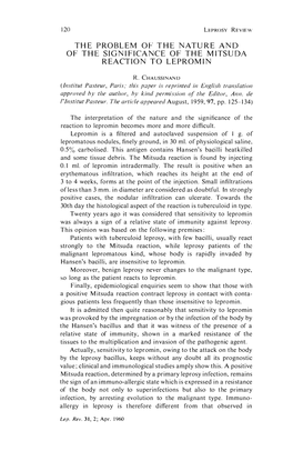 1 20 August, 1 959, 97, Pp. 1 25-1 34) the Interpretation of the Nature And