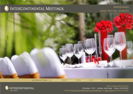 Weddings and Social Events