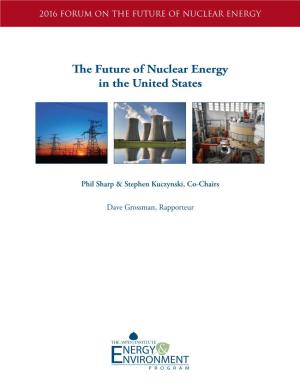 The Future of Nuclear Energy in the United States