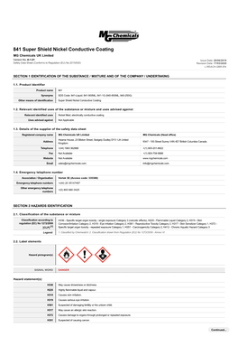 841 Super Shield Nickel Conductive Coating