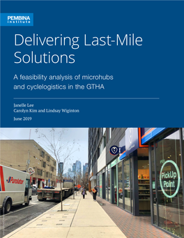 Delivering Last-Mile Solutions