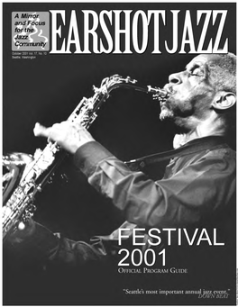 Earshot Jazz October 2001 (Festival Issue)