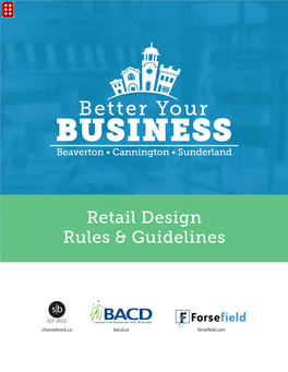 Retail Design Rules & Guidelines