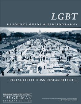 LGBT Resources in the Special Collections Research Center