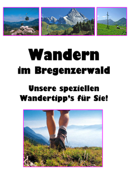 Wandern Im Bregenzerwald